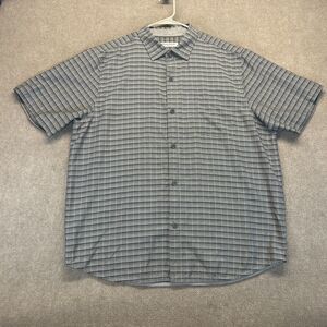 Tommy Bahama Coconut Point Shirt Men XL Gray Short Sleeve Modal Blend Islandzone